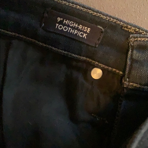 EUC J.Crew 9" toothpick Jeans grey lake size 27 - Picture 4 of 10